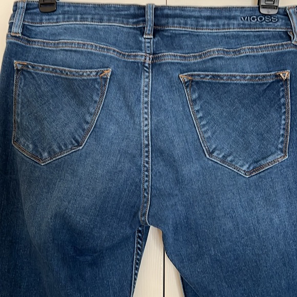 Women's Vigoss Dark Blue Jeans - Picture 2 of 4